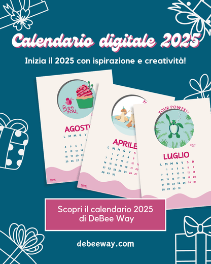 Calendario 2025 digitale di DeBee Way - DeBee Way