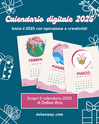 Calendario 2025 digitale di DeBee Way - DeBee Way