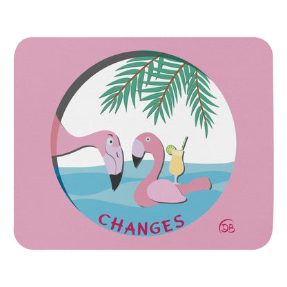 "Changes" tappetino mouse con grafica fenicottero - DeBee Way