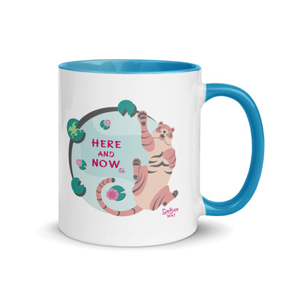 "Here and Now" Tazza colorata con tigre - DeBee Way