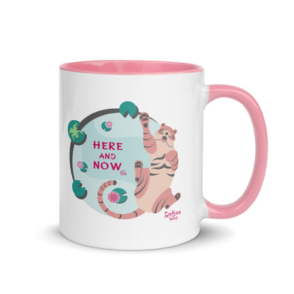 "Here and Now" Tazza colorata con tigre - DeBee Way