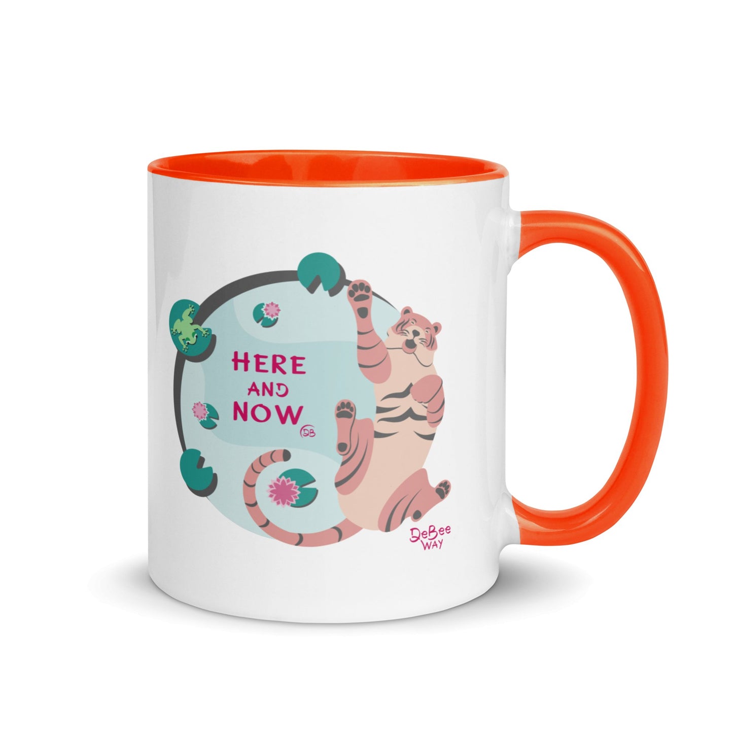 "Here and Now" Tazza colorata con tigre - DeBee Way