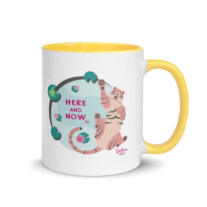 "Here and Now" Tazza colorata con tigre - DeBee Way