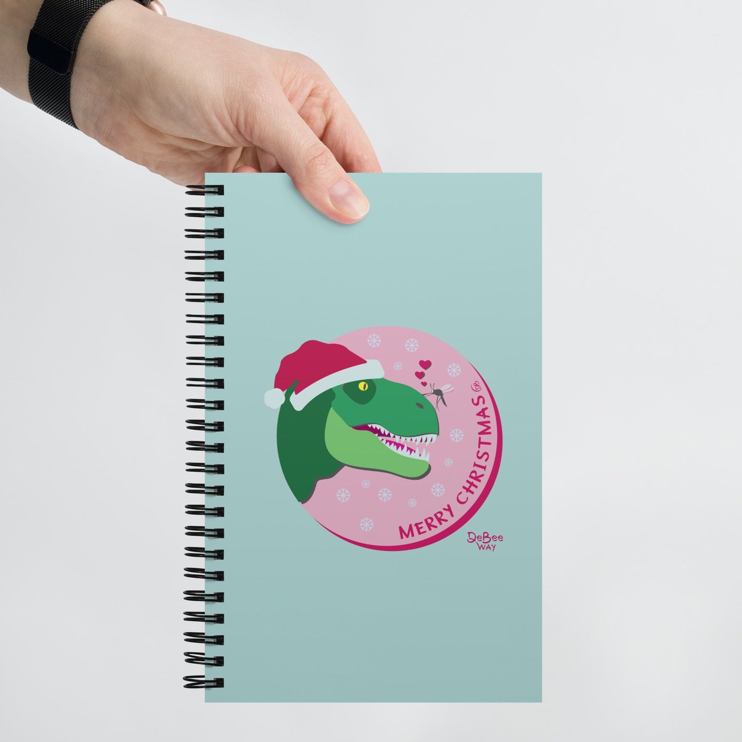 T - rex natalizio quaderno - DeBee Way