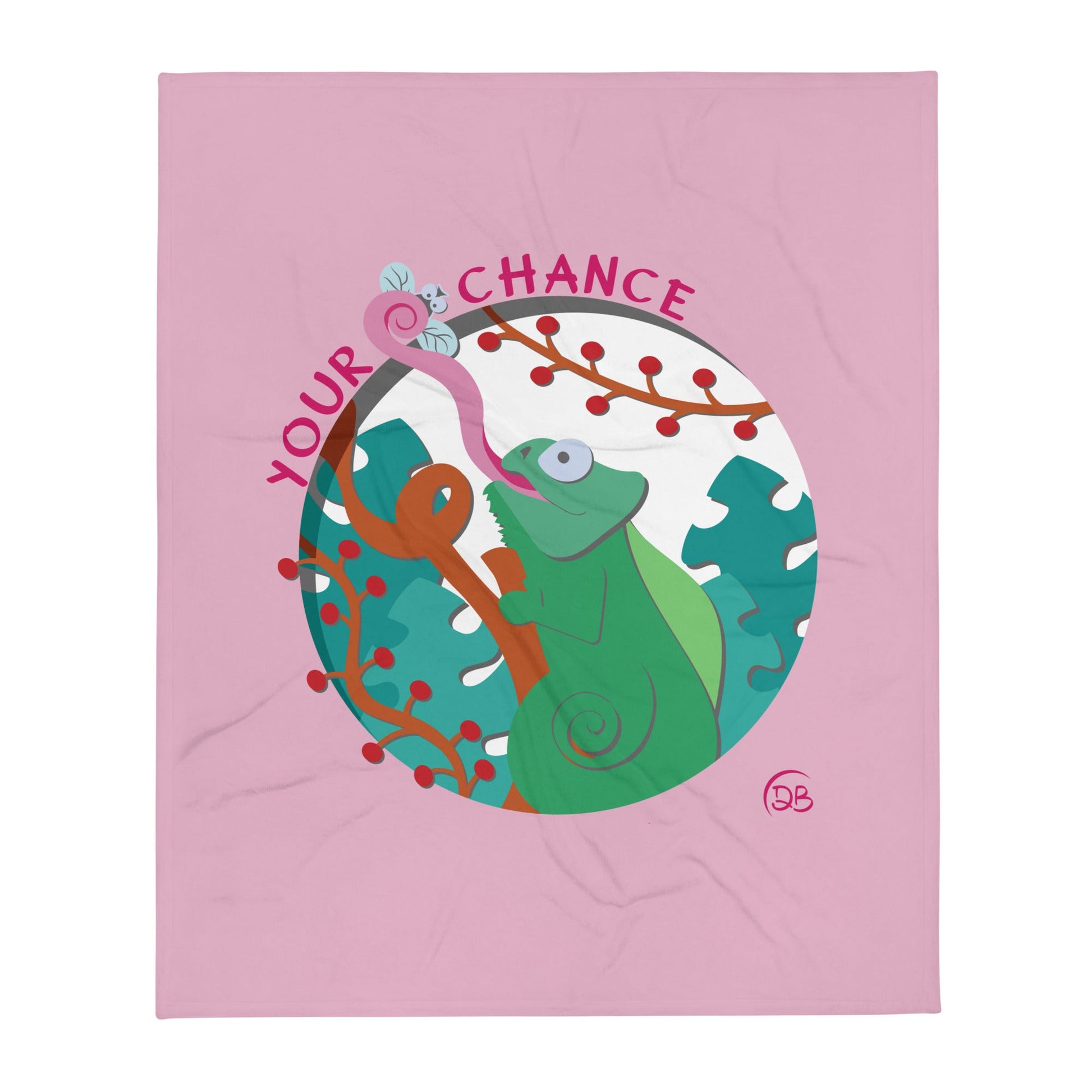 "Your Chance" coperta grafica con camaleonte - DeBee Way