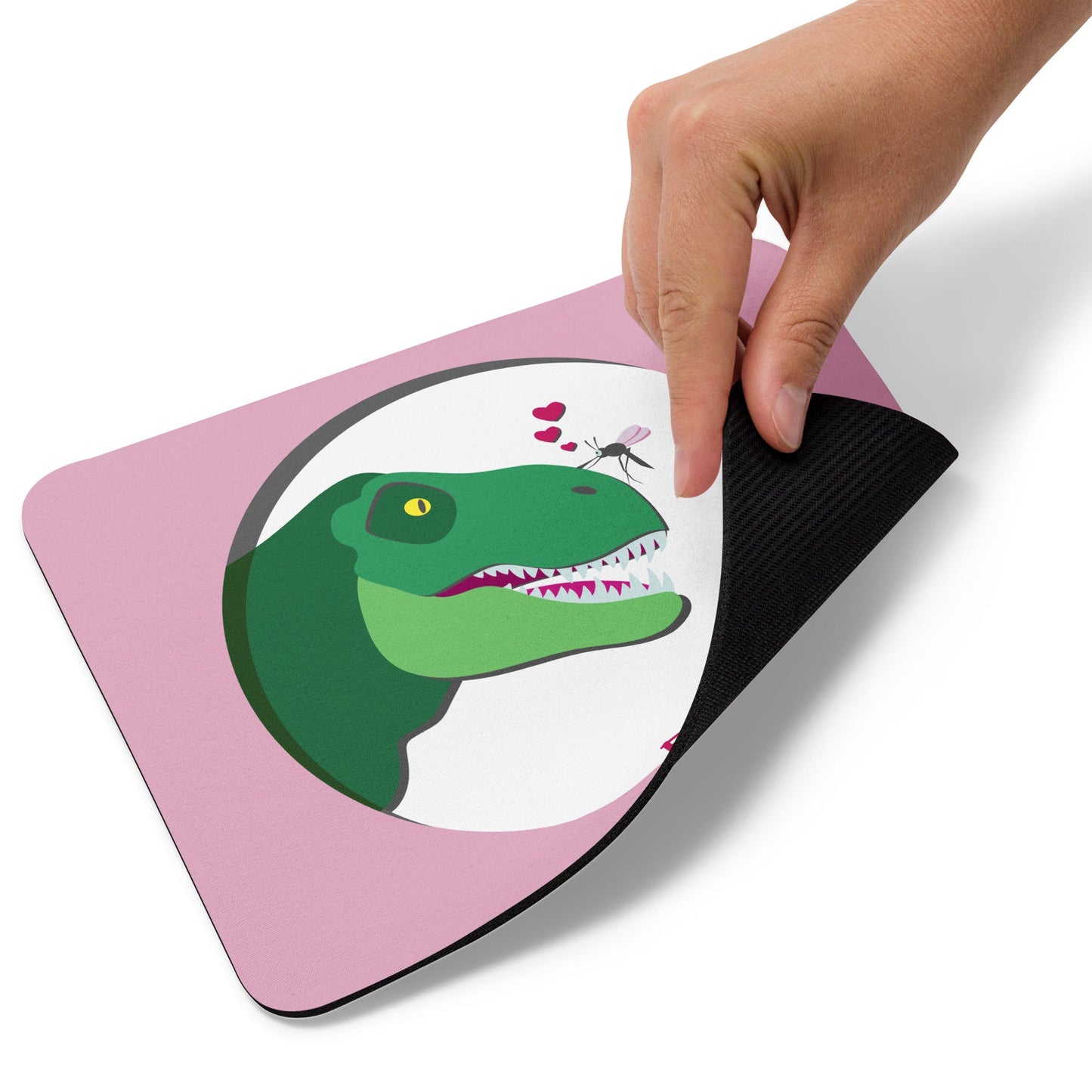 "Your Way" tappetino mouse grafica con t-rex e zanzara- DeBee Way